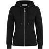 Markup Felpa Donna full zip, Nero