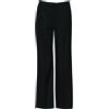 i Blues Pantaloni Donna dritti in twill stretch, Nero