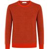 Manuel Ritz Maglia Uomo texture a quadri, Arancio
