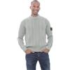 Stone Island maglia uomo lavorazione rigata, Verde