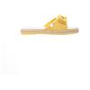 Espadrillas ciabatta donna in rattan, Giallo