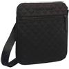 Emporio Armani Tracolla Uomo con logo jacquard, Nero