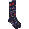 Gallo Calza Uomo Fantasia Gallo Gift / Navy, Blu Navy