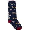 Gallo Calza Uomo Fantasia Husky sulla Neve / Royal, Blu Royal