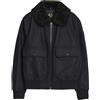 Belstaff Bomber Uomo Welder in misto lana Regular Fit, Blu Navy