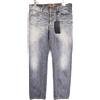 Richmond Jeans Hipster Uomo W32 Con Bottone Distressed Sbiadito Logo RICHMOND DENIM