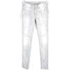 PEPE JEANS Leggings Fit WISP Donna W26/L34 Grigio Zip Fly Taglia 26/34