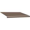 Roanoer Tessuto di ricambio per tenda da sole, 4,5 x 3 m, robusto tessuto di ricambio in poliestere 240 g/m², per tende da sole con braccio articolato, tenda da sole durevole con mantovana, per