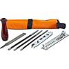 ARNOLD 1194-X1-0030 - Set per affilatura catena della motosega con custodia a rotolo