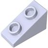 XYEIUGO GDS-90264 Mattoncino Inclinato 1x2x1 50 Pezzi compatibile con Lego Mattoncini da Costruzione MOC Colore Gris clair vintage