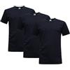 Nottingham T-Shirt Uomo 100% Cotone Art. TM700 Girocollo 3pz Nero XL