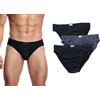 ShopMCR Mutande da uomo classiche sportive in morbido cotone a costine, confezione da 3, assortiti, M