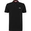 FILA Polo da Uomo Sunchon, Nero, L