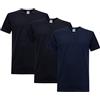 Nottingham T-Shirt Uomo 100% Cotone Art. TV700 Scollo V 3pz Assortito XXL