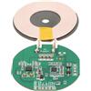 Ticfox Modulo di ricarica wireless QI 5-12 V, 15 W, potente modulo di trasferimento di corrente, Modulo di trasmissione QI, per smartphone, tablet, auto e dispositivi smart home