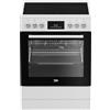 Beko FBM67320WS - Forno indipendente, 60 cm, volume 72 l, pulizia a vapore SteamShine, 8 tipi di riscaldamento, forno multifunzione, bianco