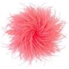 Baesics Spilla con piume da donna, spilla a forma di piuma di struzzo, spilla a forma di fiore con pompon da agganciare, vintage per matrimonio, sposa, carnevale, abito blazer