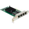 ‎Inter-Tech Inter-Tech Gigabit PCIe Adapter Argus ST-7238 x4 v2.0 Quad Quadport Network Adap