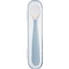 CHICCO (ARTSANA SpA) Chicco softly spoon cucchiaio morbido in silicone grigio 6m+ con custodia