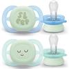 PHILIPS SpA Philips avent succhietti night ultrastart 0-2m sleep 2 pezzi