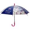 eplusm MINNIE MOUSE NAIVE - Ombrello a cupola manuale, 8 pannelli, aste metalliche, comodo e versatile, qualità e resistenza, 43 cm, materiale poliestere, rosa chiaro, M, Casual