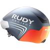 Rudy Project The Wing Cosmic Blue Matte Free Pads+Pouch+Vent Cover+ Removable Optical Shield Inlc. T.L Occhiali, L Unisex Adulti