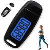 Lcarege Pedometro per camminare, pedometro LCD ricaricabile tramite USB, con clip e cinturino rimovibili, contapassi accurato con retroilluminazione, per uomini, donne, bambini, adulti, anziani