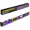 Ermenrich Verk LL60 Inclinometro Digitale 0-360° Livella Elettronica 60 cm | 2 Livelle a Bolla Precisione ±0,1° Schermo LCD Indicatore Sonoro Pulsante Hold IP54 Impermeabile per Falegnameria e Fai da Te