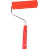 Angoily Rullo in Gomma Decorativo 7 Pollici per Pittura Testurizzata Pareti Manico Rosso, Facile da Usare, per Decorazioni Fai-da-te e Pavimenti