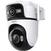 Tapo TP-Link Tapo C545D | 2K Videocamera di Sicurezza per Esterni a Doppio Obiettivo | Angolo Largo 165° + Obiettivo Teleobiettivo | IP66 | Tracciamento AI | Visione Notturna a Colori | Connettività