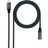 Nanocable 10.01.4501-L150-COMB, 1,5 m, USB C, USB C, USB 3.2 Gen 2x2, 20 Gbit/s, nero