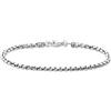 THOMAS SABO Bracciale da donna in argento A2086-637-21, 19 cm, Argento sterling, Nessuna pietra preziosa