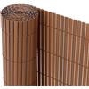 Ribelli Canniccio PVC Recinzione recinto Balcone frangivento, colorazione:Marrone, Distanza:4 Metri, rialzamento:80 cm