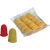 Viva 374G Ditali in Gomma, Diametro 21 mm, Altezza 33 mm, 12 pezzi, Giallo