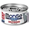 MONGE GATTO UMIDO 80 G MONOPROTEICO ADULTO PEZZETTI SOLO MANZO LATTINA