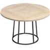 HOMCOM Tavolo da pranzo rotondo per 4-6 persone con base conica, Ø120x75 cm, legno | Aosom Italy