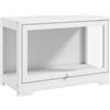 HOMCOM Vetrina espositiva per collezioni con anta in acrilico, 59x30x40 cm, bianco | Aosom Italy