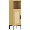 HOMCOM Armadietto da bagno sottile con ripiano regolabile, legno | Aosom Italy