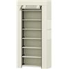 HOMCOM Scarpiera slim a 7 ripiani per 14-21 Paia di Scarpe con copertura in TNT e 2 tasche, beige | Aosom Italy