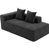HOMCOM Divano 2 posti in chenille con 2 cuscini e seduta a molle, 71,5x91,5x83 cm, grigio scuro | Aosom Italy