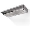 FABER 152 - Cappa Aspirante 90 cm Sottopensile da Cucina ad Incasso, Aspirante Esterna o in Ricircolo con Filtro Cappe Faber F1 KIT C.A. a Carboni Attivi
