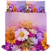 Italian Bed Linen Parure Lenzuola Matrimoniale 100% Cotone Sogni d'Autore, Completo Letto 2 Piazze con Lenzuolo Sopra e 2 Federe, Stampa Digitale Alta Definizione, Made in Italy, SD45