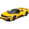 Burago Bburago Ferrari F80 Modellino di auto pressofuso, giallo, scala 1:18, collezione Race & Play, età 3+