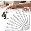 VDSOW Aghi per macchine da cucire, 60 aghi per macchine da cucire Brother Janome Singer universali 65/9 75/11 80/12 90/14 100/16 110/18 Accessori per macchine da cucire per jeans in pelle denim Jersey