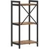 vidaXL Libreria 40 x 30 x 85 cm Legno ingegnerizzato Legno Vecchio