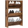 vidaXL Mobile per scarpe 60 x 18 x 90 cm Legno ingegnerizzato