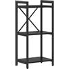 vidaXL Libreria 40 x 30 x 85 cm Legno ingegnerizzato Rovere Nero