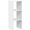 vidaXL Libreria Impilabili Bianca 30x30x80 cm in Legno Multistrato