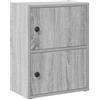 vidaXL Libreria Grigio Sonoma 40x24x52 cm in Legno Multistrato