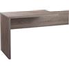Composad | Allungo Angolare per Scrivanie B00GR9UKCG della Linea DISEGNO, Scrivania Ufficio, Prolunga, (LxAxP) 92x74,50x60 cm, Rovere Sonoma, Made in Italy